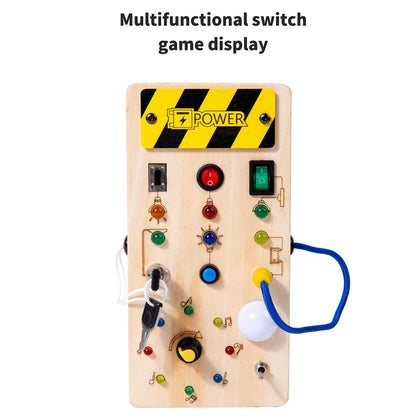 Montessori Wooden Switch Board